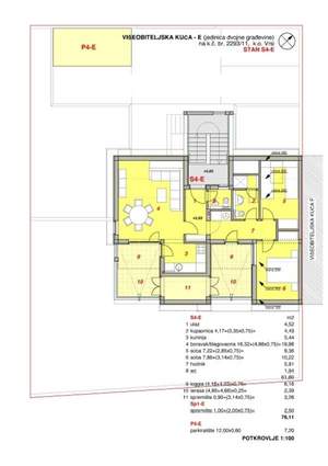 Apartman S4-E sa 73.61 m² prostora, SKU: S4-Es